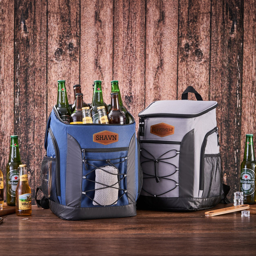 Fathers Day Gift Ideas, Personalized Gifts for Men, Custom Golf Beer Cooler, Hiking Cooler Backpack Insulated