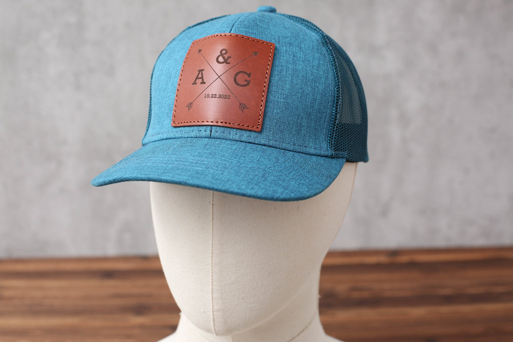 Personalized Trucker Hat for Groomsmen, Groom, Best Man, Custom Hats for Men, Baseball Cap, Golf Hat