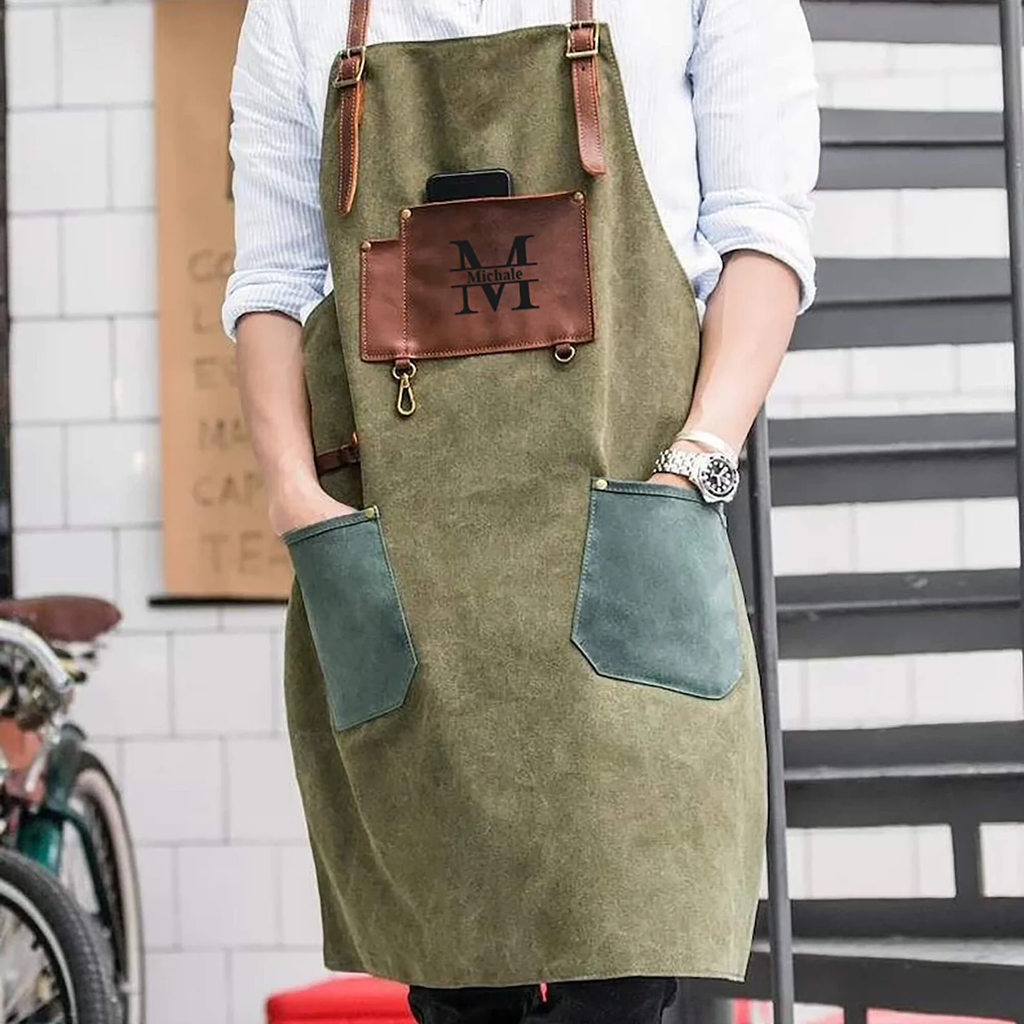 Adjustable Adult Apron Waterproof Apron Kitchen Apron Waitresses Apron Work Apron