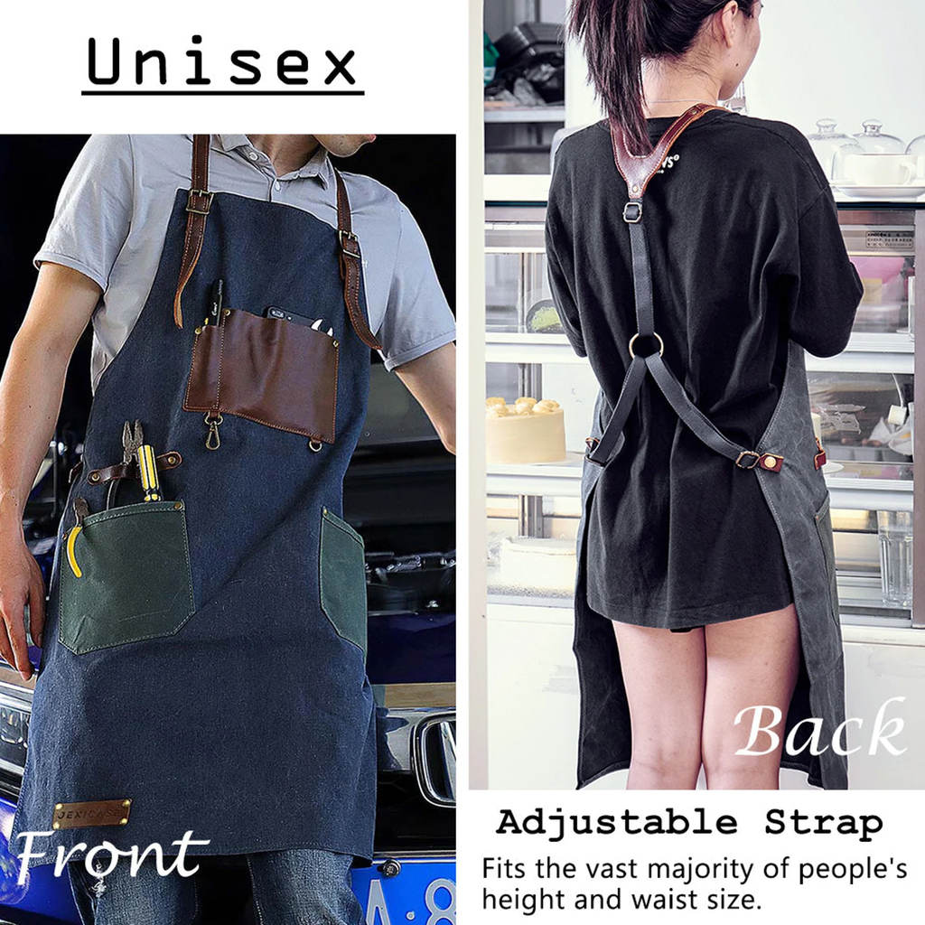 Adjustable Adult Apron Waterproof Apron Kitchen Apron Waitresses Apron Work Apron