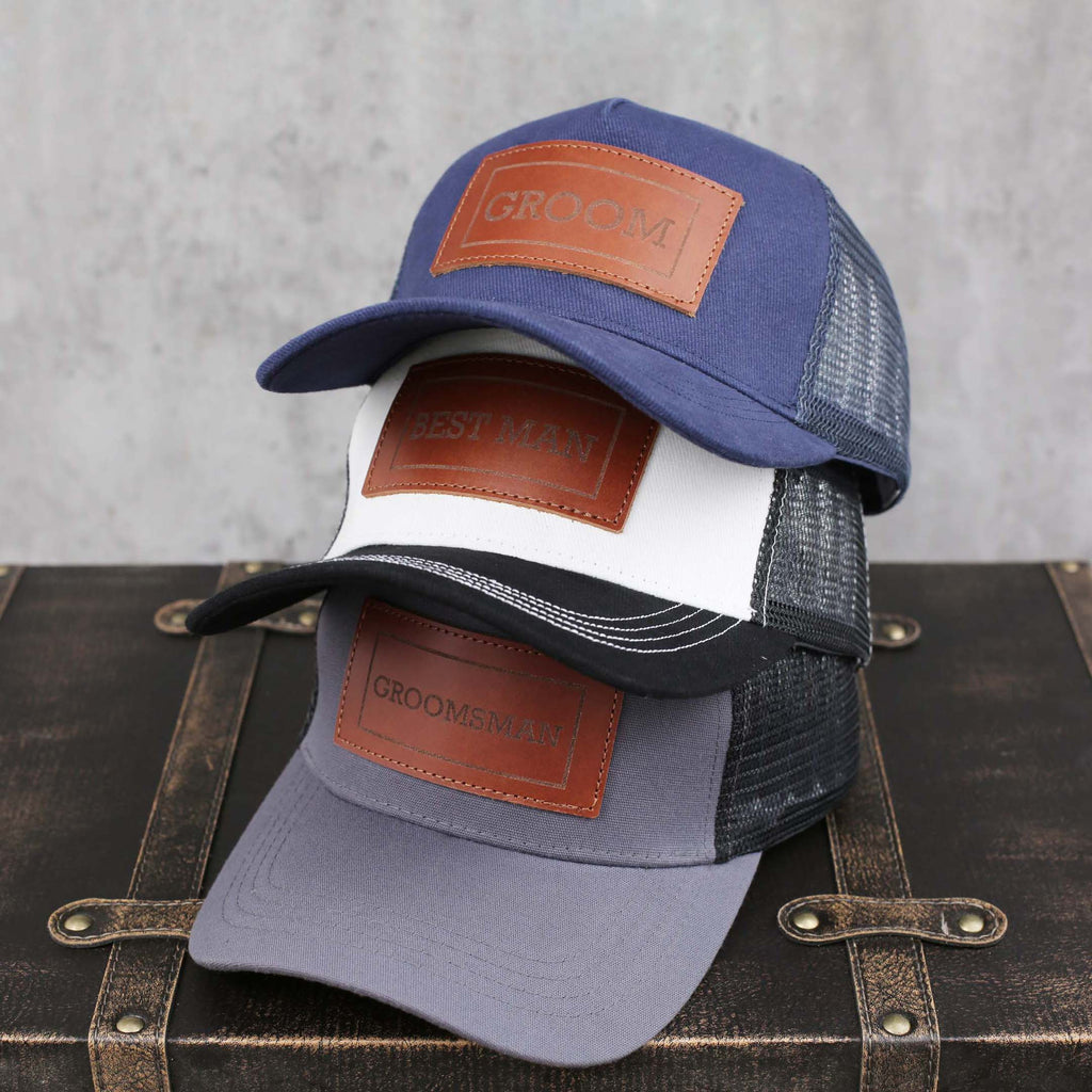 Golf Hat for Dad, Gift for Father’s Day, Custom Leather Patch Hat for Dad