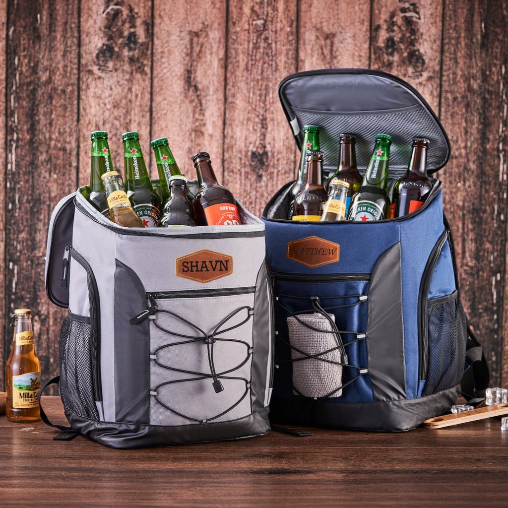 Fathers Day Gift Ideas, Personalized Gifts for Men, Custom Golf Beer Cooler, Hiking Cooler Backpack Insulated