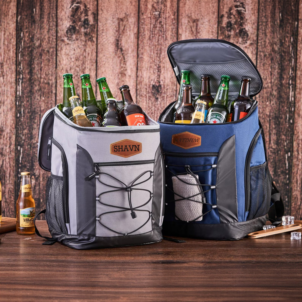 Father's Day Gift, Custom Cooler Backpack, Personalized Beer Travel Cooler for Golfers