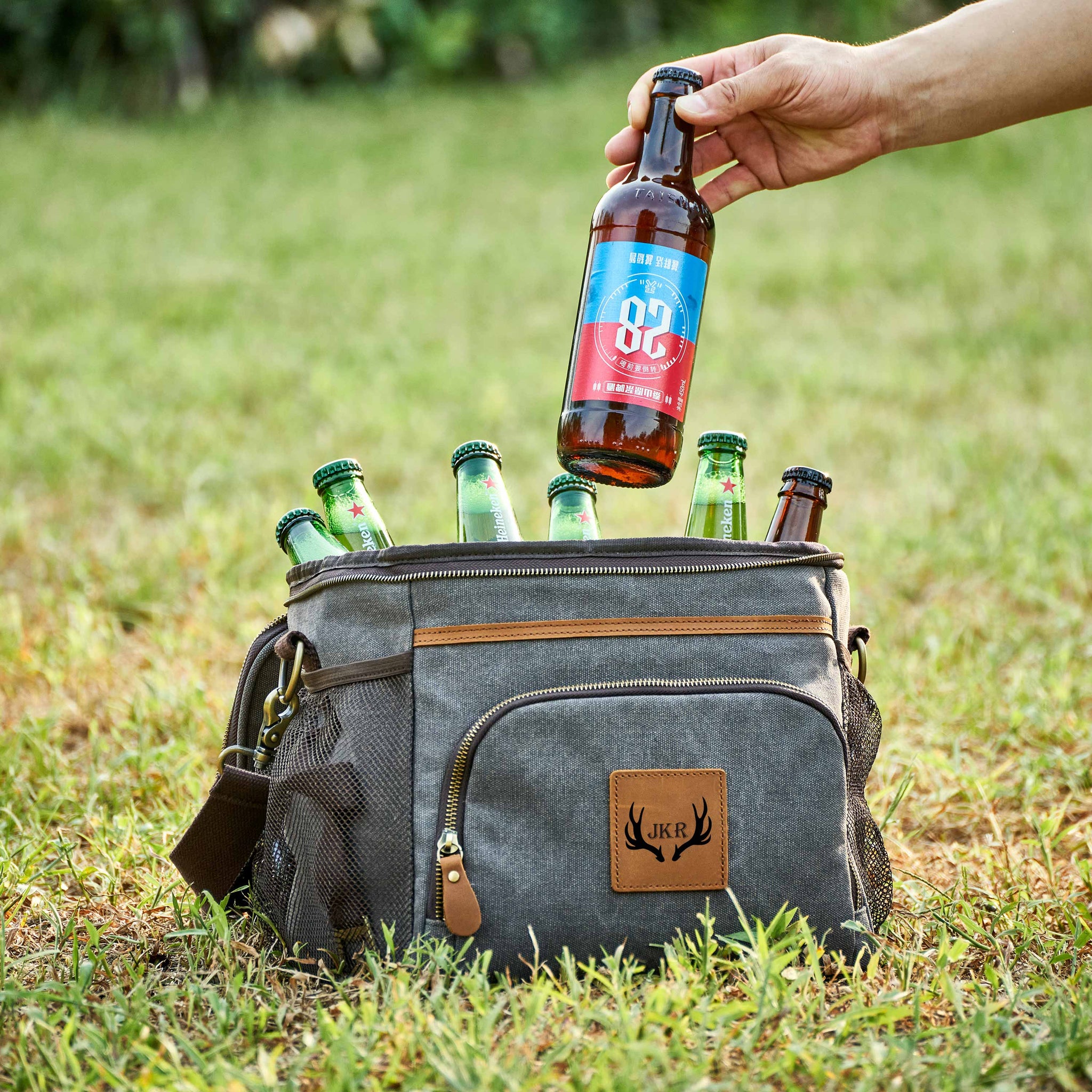Groomsmen Cooler Personalized Cooler Custom Groomsmen Gift Beer Coo JackLeatherStudio