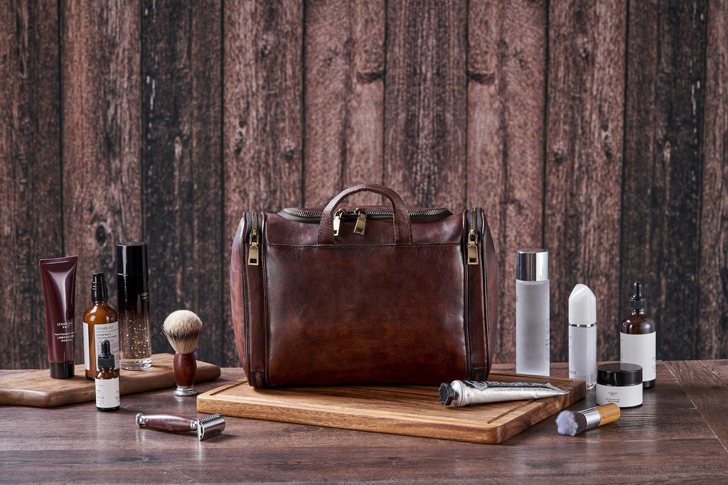 Personalized Toiletry Bag Groomsmen Gifts Leather Dopp Kit Full Grain Leather Dopp Kit Best Gift for Dad
