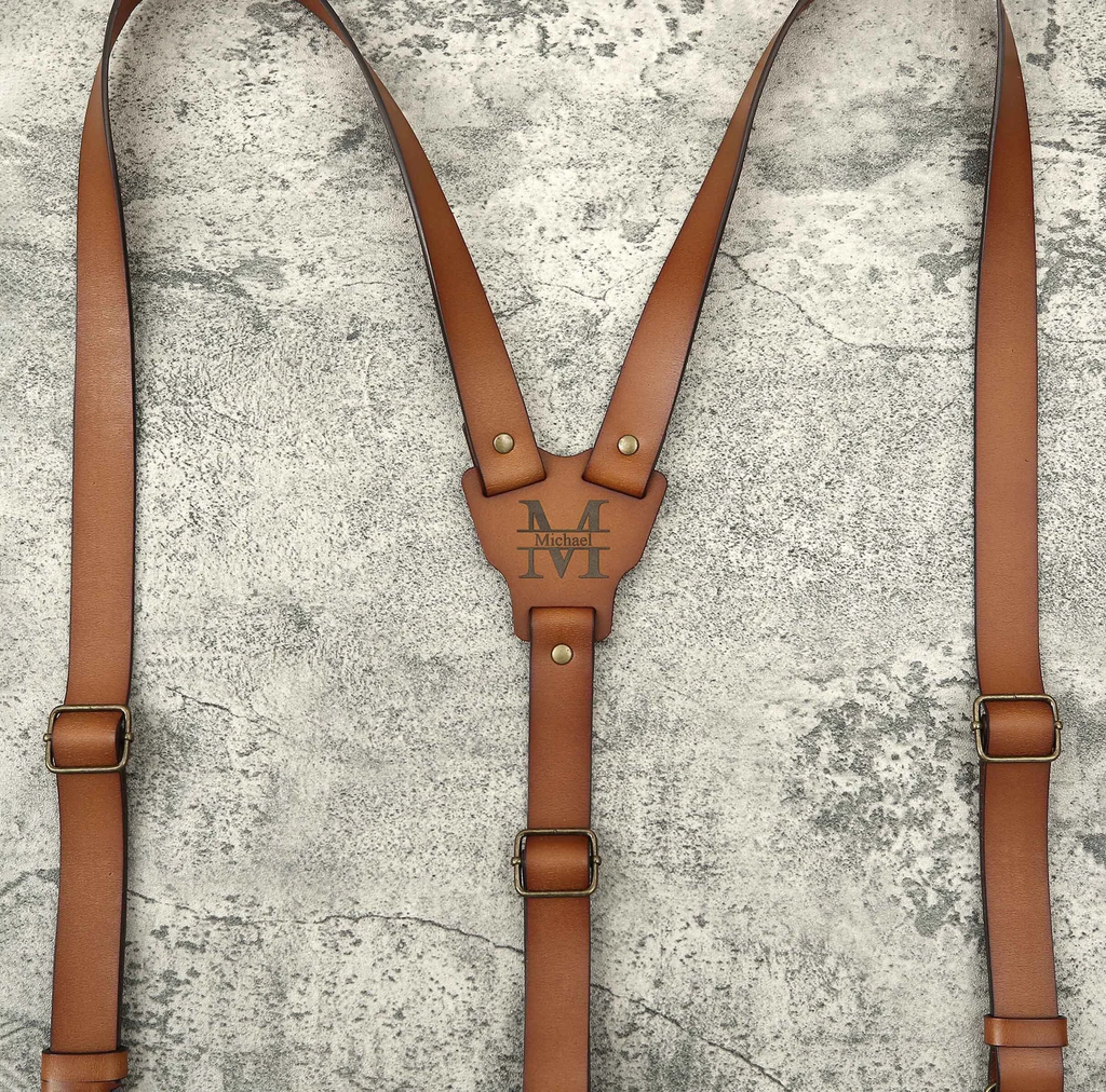 Groomsmen Gifts, Leather Suspenders Men, Groomsmen Suspenders, Wedding Suspenders