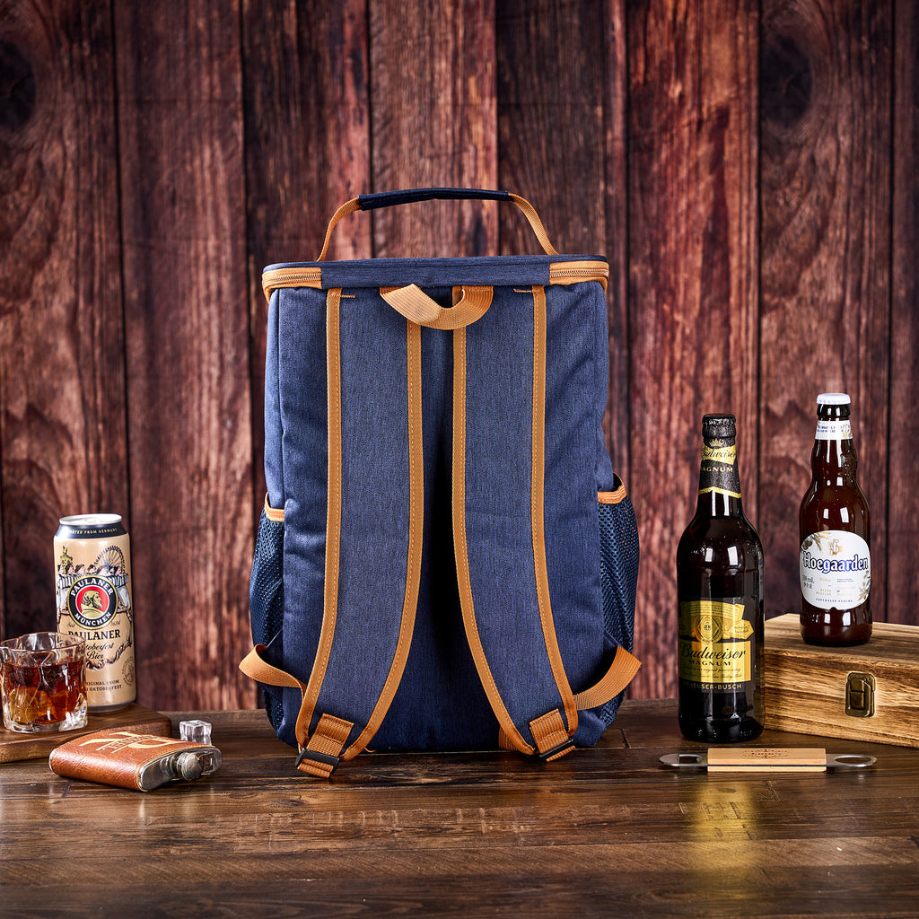 Personalized Beer Cooler Backpack, Groomsmen Gift Personalized, Outdoor Picnic Cooler Backpack, Father’s Day Gift