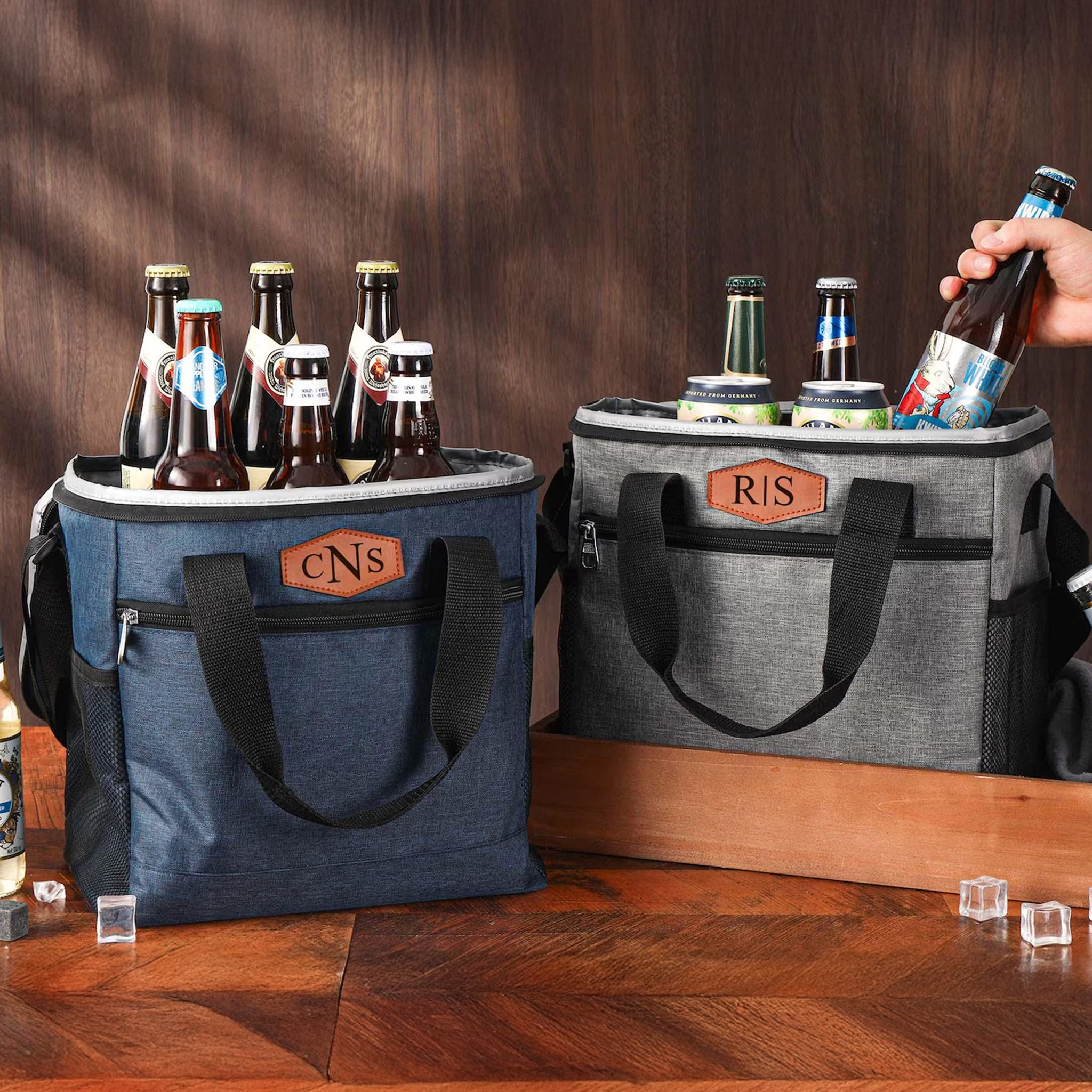 Groomsmen Monogrammed Soft Cooler Personalized Groomsmen Gift Beer
