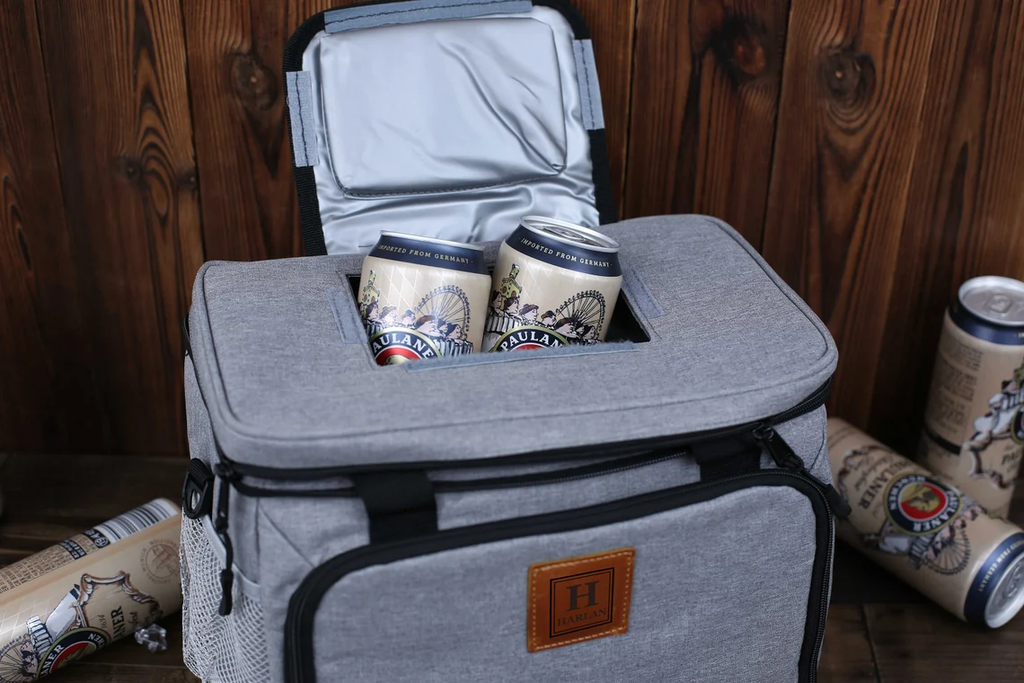 Personalized Groomsmen Gift Cooler Bag with Bottle Opener, Gift for Men, Bachelor Party Gifts, Top Open Beer Cooler Bag