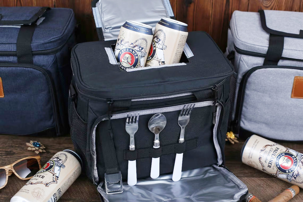 Personalized Groomsmen Gift Cooler Bag with Bottle Opener, Gift for Men, Bachelor Party Gifts, Top Open Beer Cooler Bag