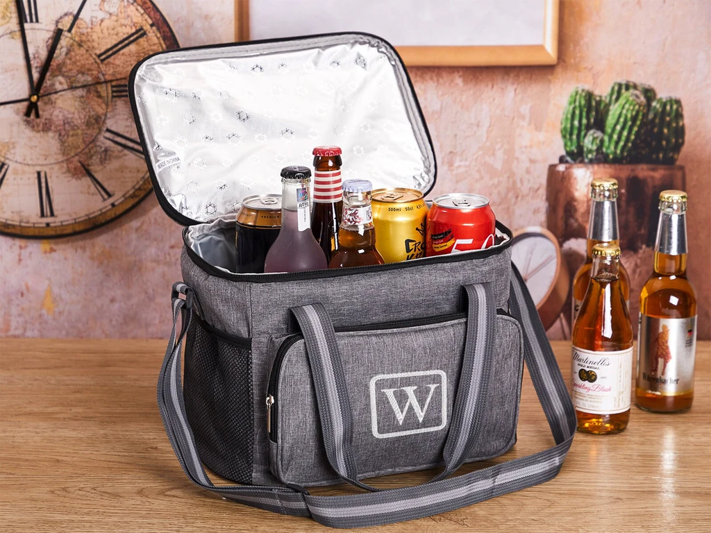 Custom Beer Cooler Bag Personalized Groomsmen Gifts Embroidered Cooler Bag Wedding Gift For Him