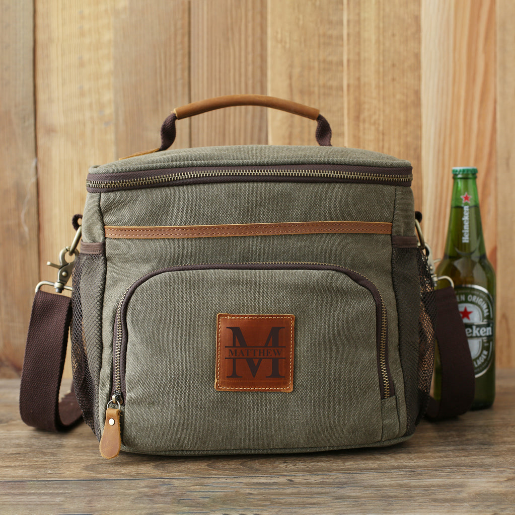 Personalized Groomsmen Gift, Groomsmen Cooler Bag, Beer Cooler Bag with Bottle Opener