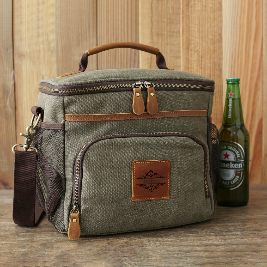 Personalized Groomsmen Gift, Groomsmen Cooler Bag, Beer Cooler Bag with Bottle Opener