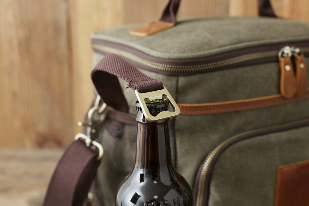 Personalized Groomsmen Gift, Groomsmen Cooler Bag, Beer Cooler Bag with Bottle Opener