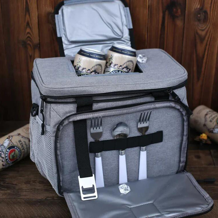 Personalized Groomsmen Gift Cooler Bag with Bottle Opener, Gift for Men, Bachelor Party Gifts, Top Open Beer Cooler Bag