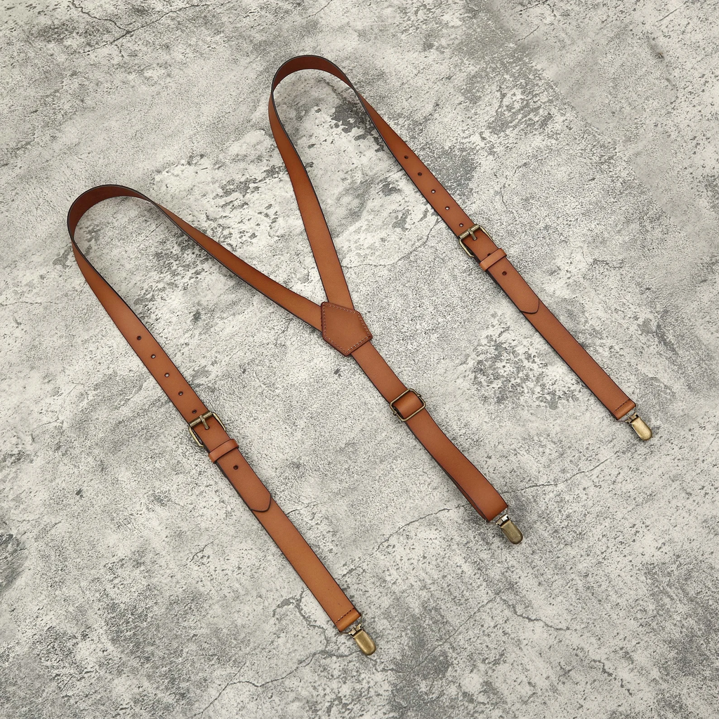 Personalized Leather Suspenders Groomsmen Gifts Groomsmen Suspenders Wedding Suspenders