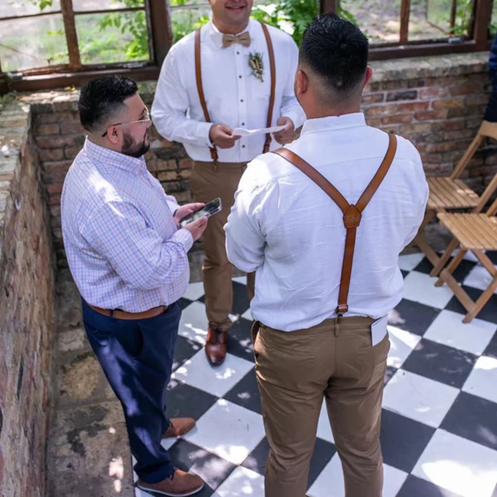 Personalized Leather Suspenders Groomsmen Gifts Groomsmen Suspenders Wedding Suspenders