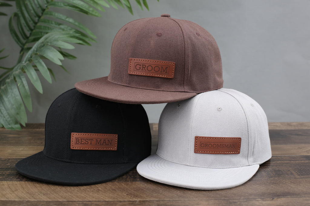 Custom Hats for Groomsmen, Groom, Best Man,  for Men, Gift for Father’s Day