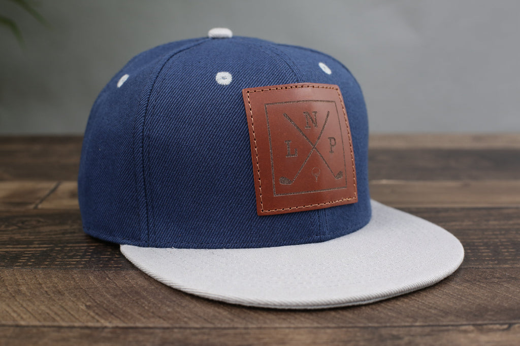 Golf Hat for Dad, Gift for Father’s Day, Custom Leather Patch Hat for Dad, Personalized Trucker Hat for Groomsman