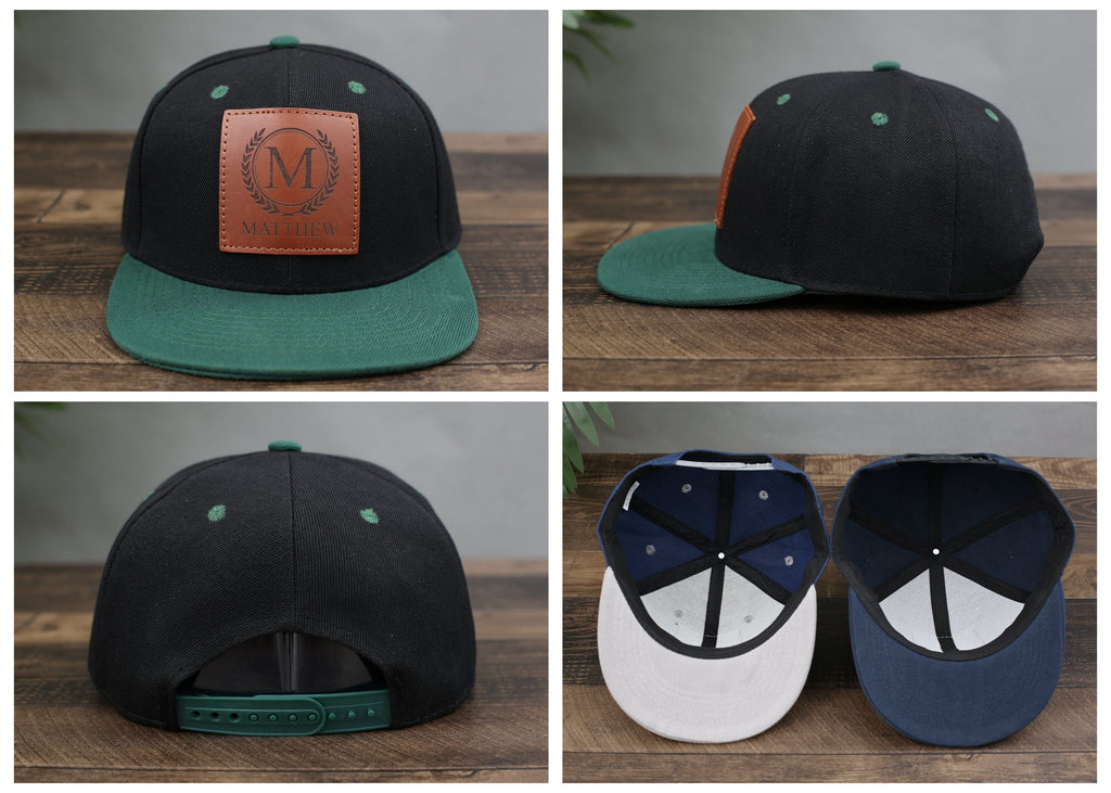 Golf Hat for Dad, Gift for Father’s Day, Custom Leather Patch Hat for Dad, Personalized Trucker Hat for Groomsman