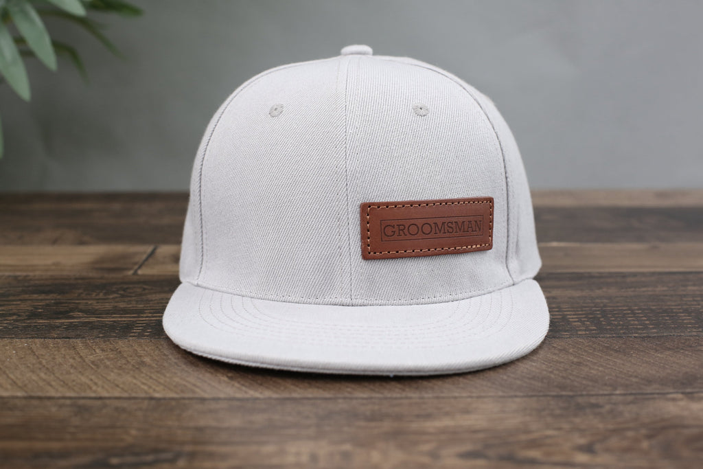 Golf Hat for Dad, Gift for Father’s Day, Custom Leather Patch Hat for Dad, Personalized Trucker Hat for Groomsman