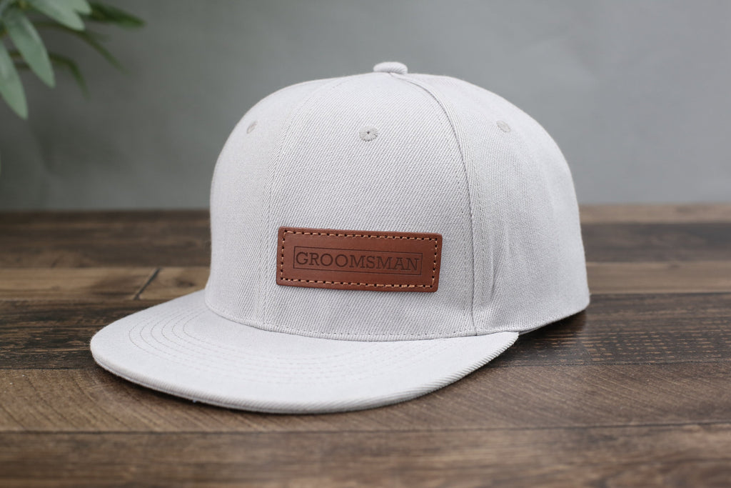 Golf Hat for Dad, Gift for Father’s Day, Custom Leather Patch Hat for Dad, Personalized Trucker Hat for Groomsman