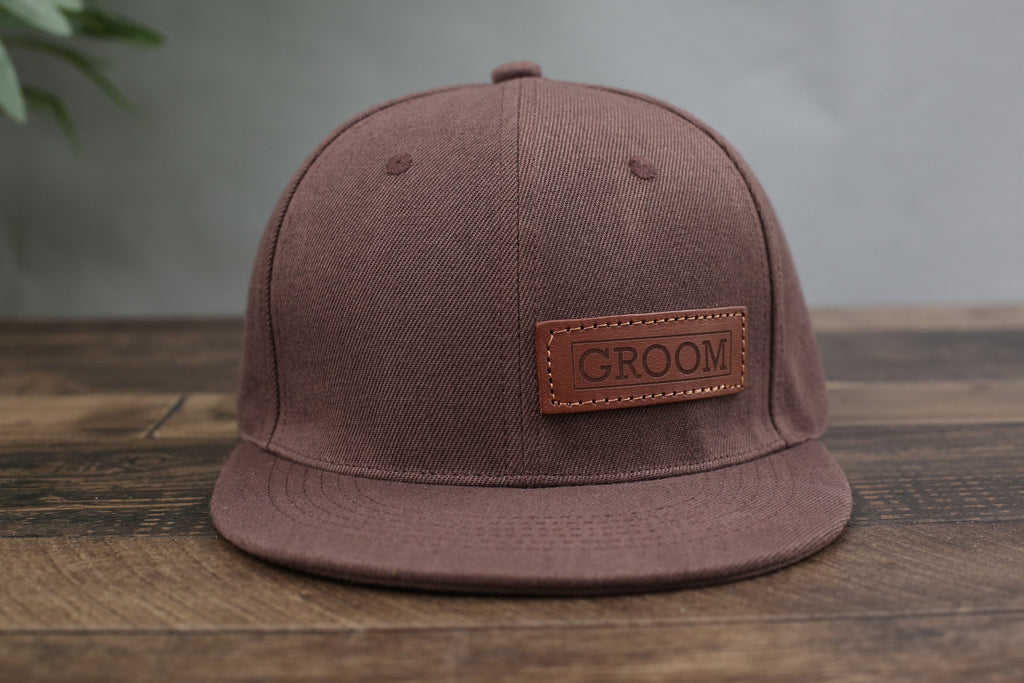 Golf Hat for Dad, Gift for Father’s Day, Custom Leather Patch Hat for Dad, Personalized Trucker Hat for Groomsman