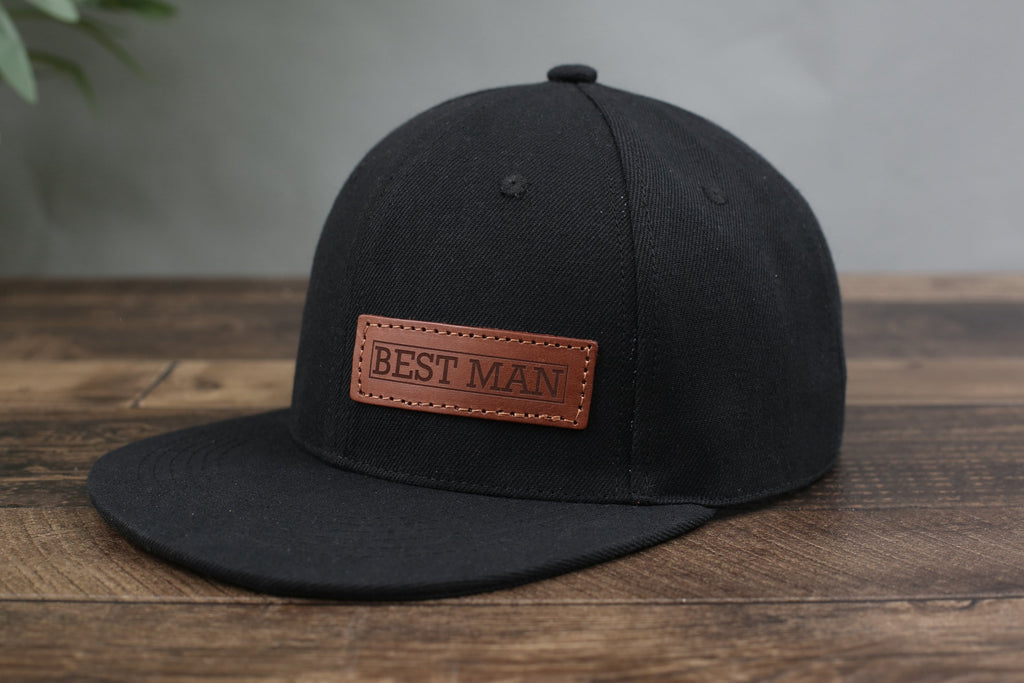 Golf Hat for Dad, Gift for Father’s Day, Custom Leather Patch Hat for Dad, Personalized Trucker Hat for Groomsman