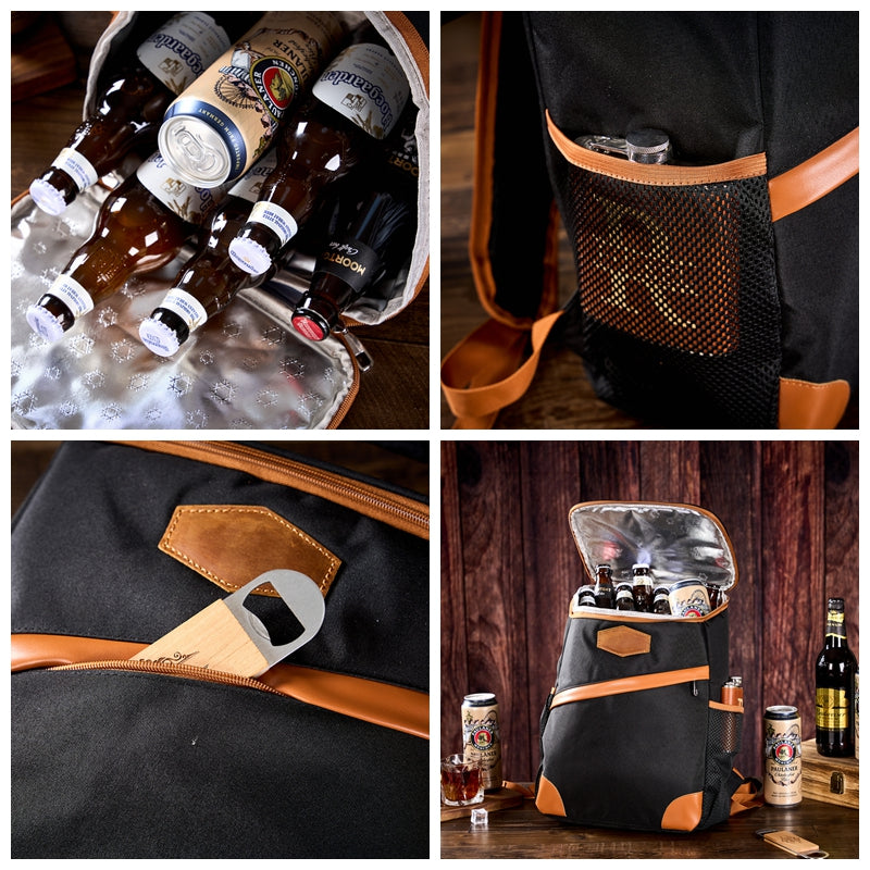 Personalized Beer Cooler Backpack, Groomsmen Gift Personalized, Outdoor Picnic Cooler Backpack, Father’s Day Gift