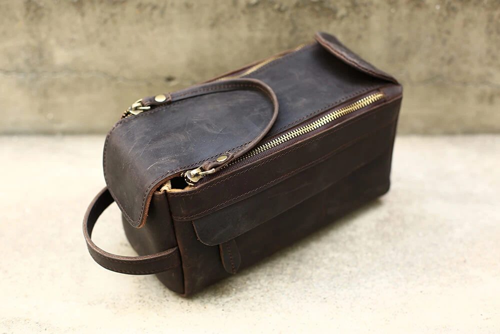 Dopp Kit Monogram Macassar Canvas - Men - Travel