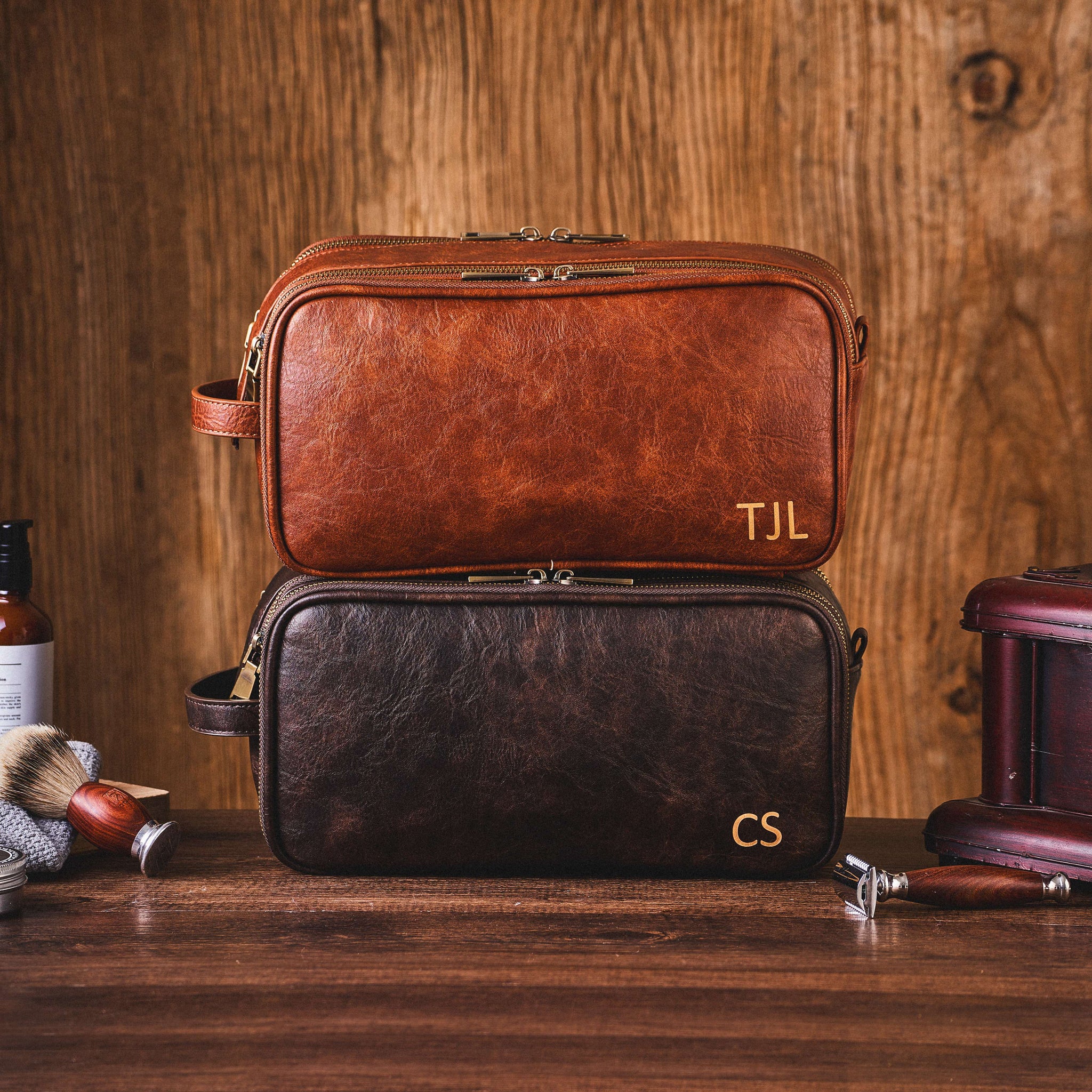Personalized mens toiletry bag canada on sale