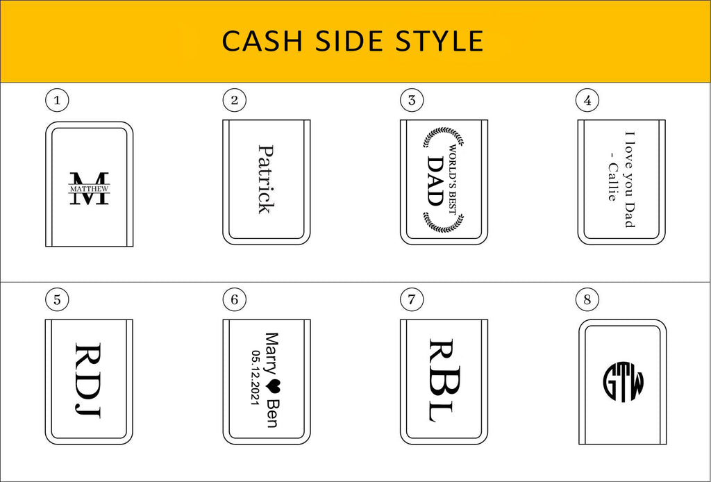 Groomsmen Gift, Personalized Money Clip, Custom Engraved Money Clip
