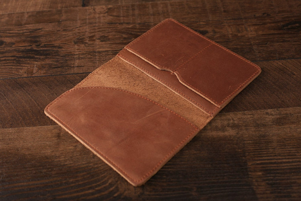Personalized Leather Passport Holder, Groomsmen Gift