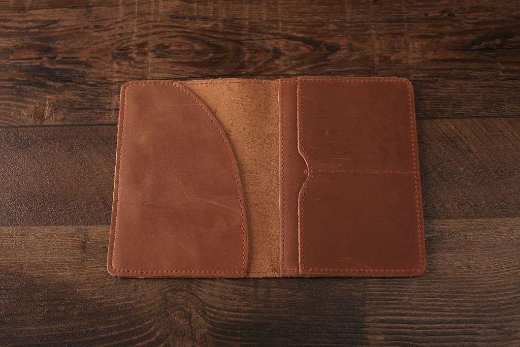 Personalized Leather Passport Holder, Groomsmen Gift