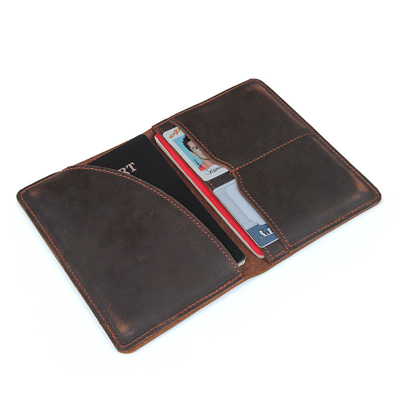 Slim Leather Passport Wallet
