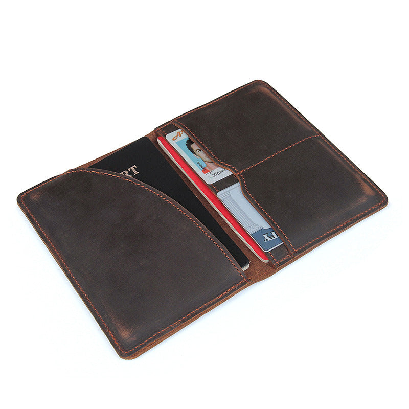 Personalized Leather Passport Holder, Groomsmen Gift